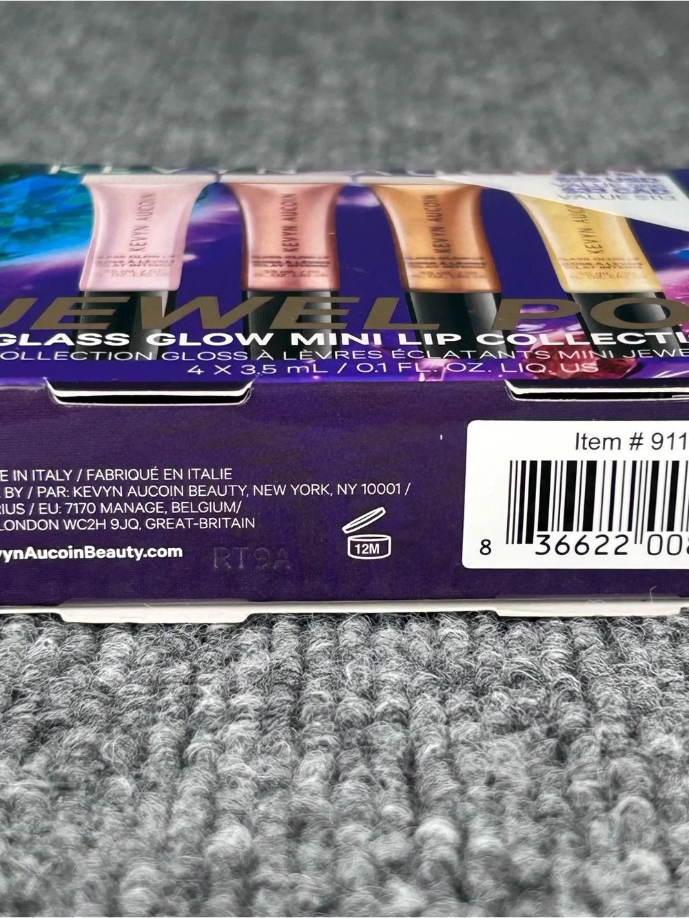 Kevyn Aucoin Jewel Pop Lip Collection Glass Glow MINI Lip Collection - SET OF 4